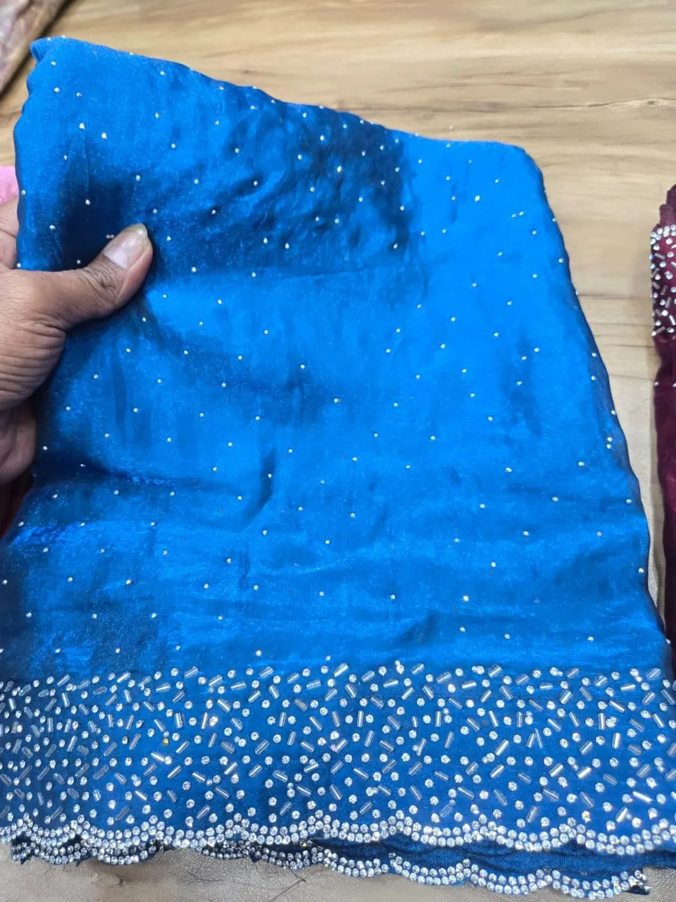 Buy RC1 Space Silk Jarkhan Work Party Wear Saree Wholesale Surat 2026