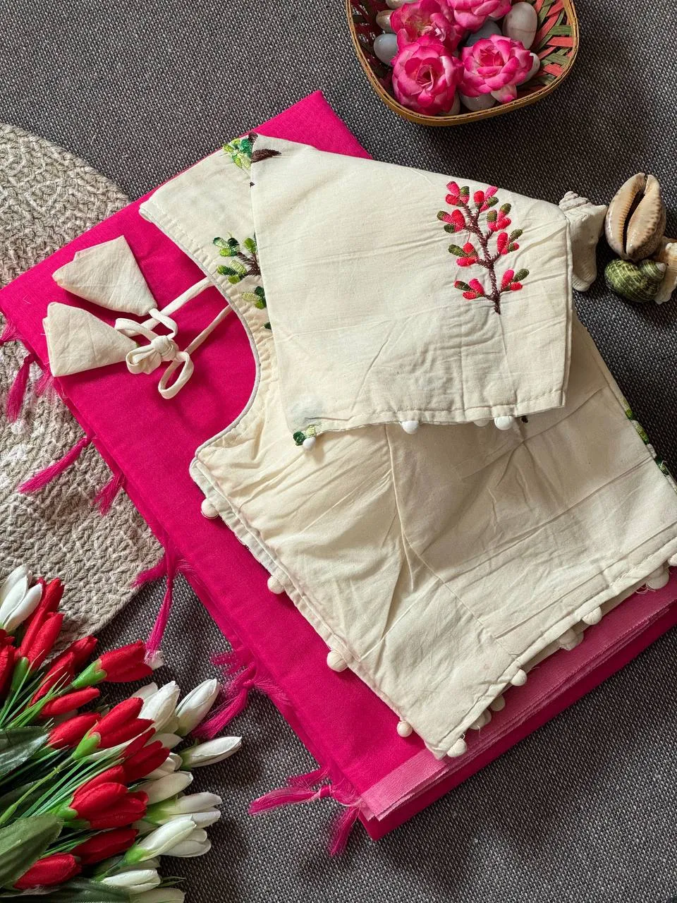 Buy WMS Loom Chanderi Cotton Saree Wholesale Surat 2026
