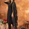 Lila 102 Roman Silk Hand Work Readymade Dress Wholesale