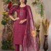 Lila 110 Viscose Roman Silk Festival Readymade Dress Wholesale