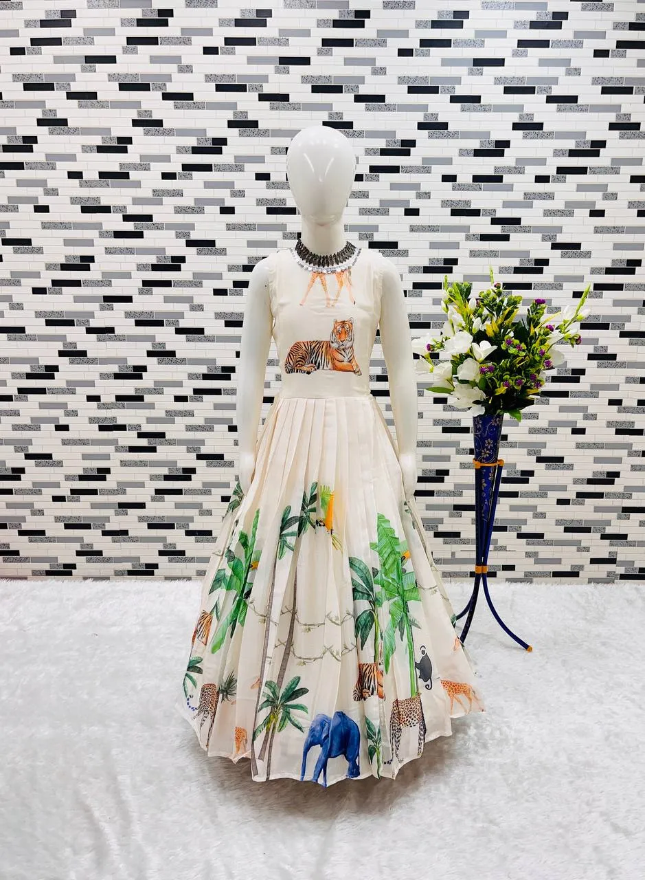 Baby 183 Chinon Silk Party Wear Kid Wear Wholesale