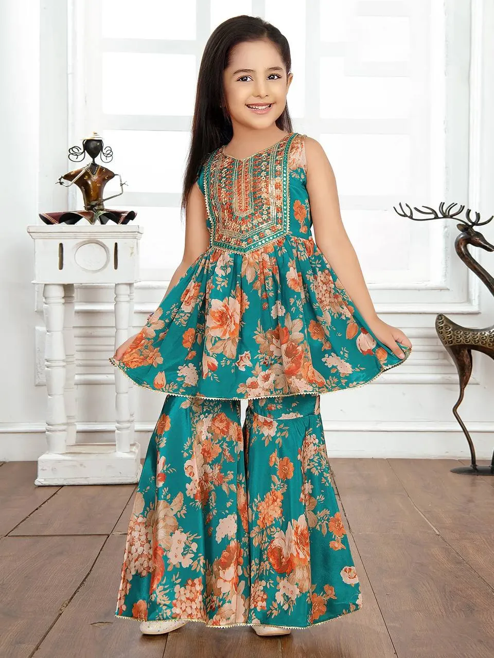 Baby 184 Georgette Festival Embroidery Kid Wear Wholesale