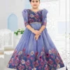 Baby 202 Taby Silk Gown Kid Wear Wholesale