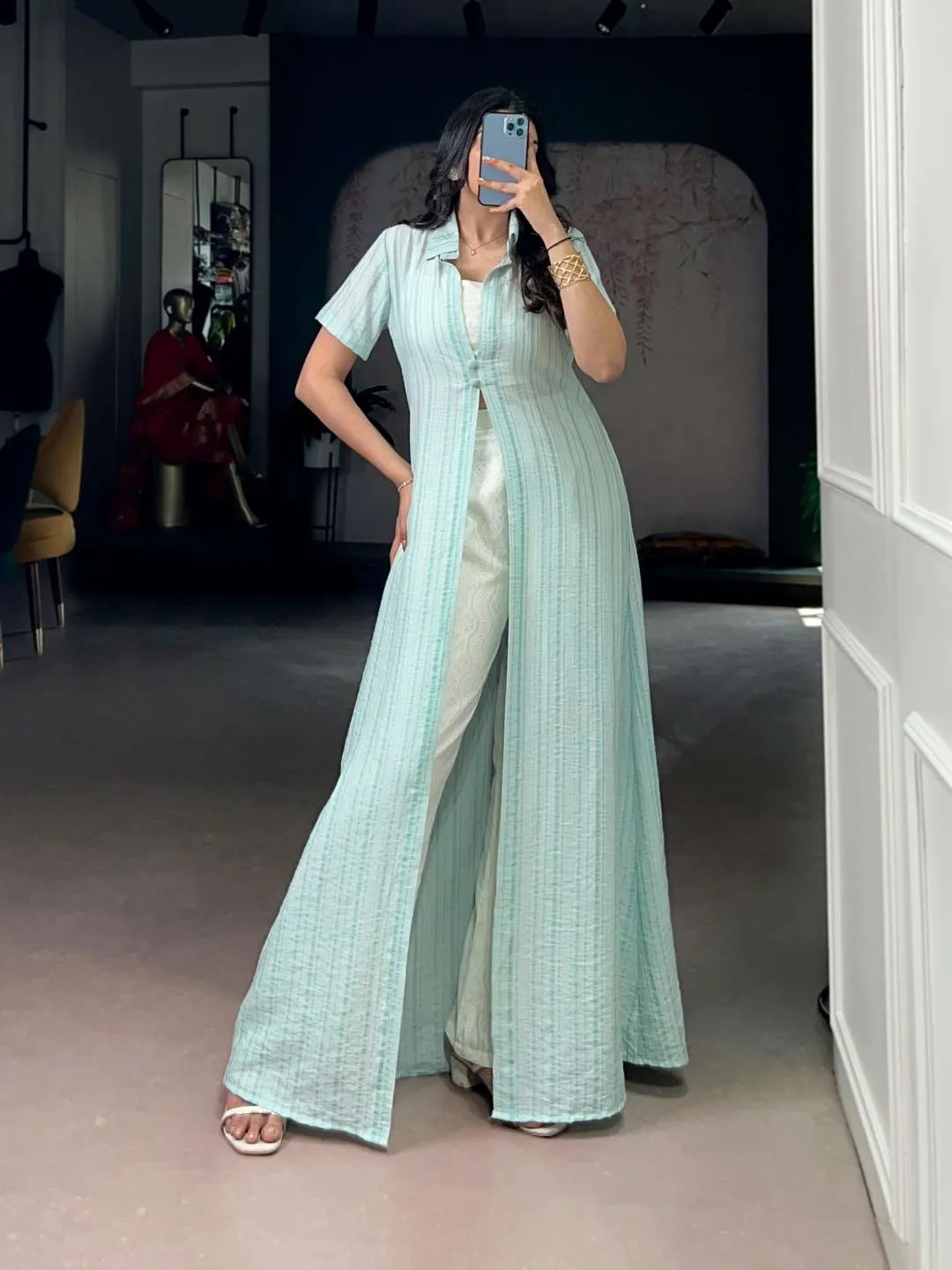 WMN 4701 Orchid Blouse Pand Shrug Wholesale Surat