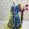 Baby 227 Chinon Silk Festival Lahenga Choli Kid Wear Wholesale