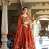 WMN 1427 Tussar Silk Patola Printed Wedding Lehenga Choli Wholesale