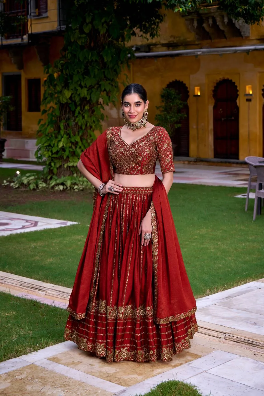 WMN 1438 Ikshita Rangoli Crush Wedding Wear Lehenga Choli Wholesale