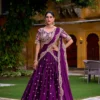 WMN 1456 Vrushee Rangoli Crush Embroidery Party Wear Lehenga Choli Wholesale
