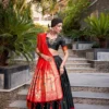 WMN 2017 Jacquard Silk Zari Lehenga Choli Wholesale
