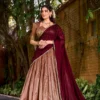 WMN 2026 Dupion Silk Zari Weaving Lehenga Choli Wholesale
