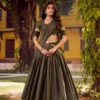 WMN 1900 Swasthika Chettinad Cotton Weaving Work Lehenga Choli Wholesale