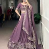 WMN 1457 Samairaa Chocolate Crush Embroidery Lehenga Choli Wholesale