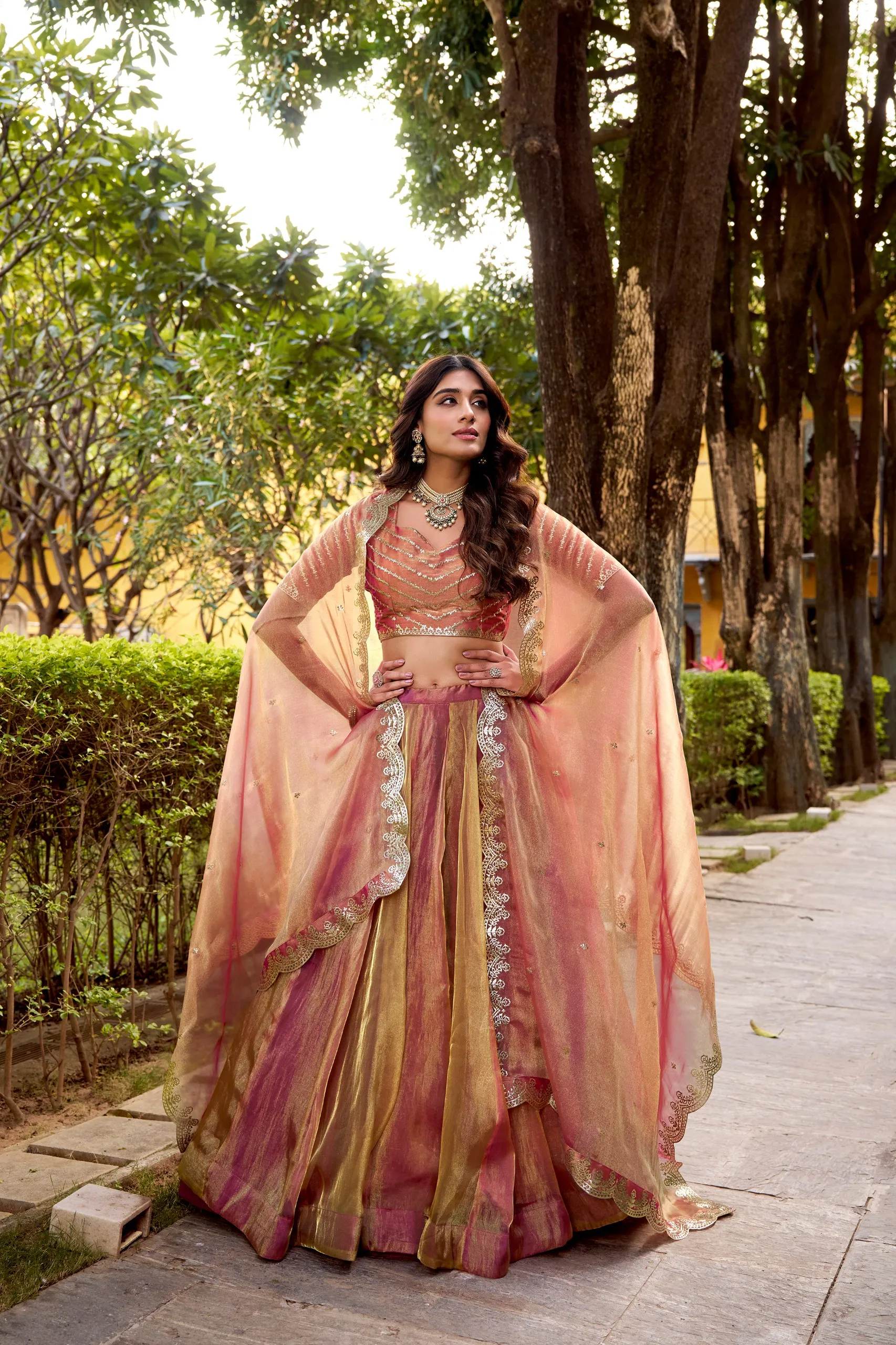 WMN 1454 Carika Silk Party Wear Lehenga Choli Wholesale
