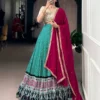 WMN 1416 Rayon Bandhej Lehenga Choli Wholesale