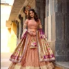 WMN 2032 Nithyashri Simmer Organza Weaving Lehenga Choli Wholesale