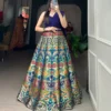 WMN 2046 Urvika Banarasi Silk Weaving Work Lehenga Choli Wholesale