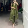 WMN 3033 Gold Coin Embroidery Reeadymade Dress Wholesale