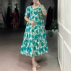 WMN 4509 Vichritra Silk Floral Printed Western Wholesale