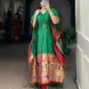 WMN 3801 Jacquard Zari Weaving Work Western Wholesale