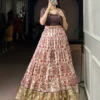 WMN 1109 Tasar Silk Printed Lehenga Choli Wholesale