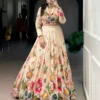 WMN 1116 Tasar Silk Printed Lehenga Choli Wholesale
