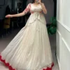 WMN 1121 Chocolate Silk Embroidery Lehenga Blouse Wholesale