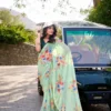 Launching WMN 7141 Weightless Marbal Floral Printed Saree Wholesale 2026
