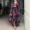 WMN 5040 Georgette Floral printed Gown Wholesale