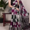 WMN 7045 Viscose Chanderi Printed Saree Wholesale