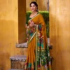 WMN 7048 Viranshi Viscose Chanderi Kalamkari Weaving Saree Wholesale