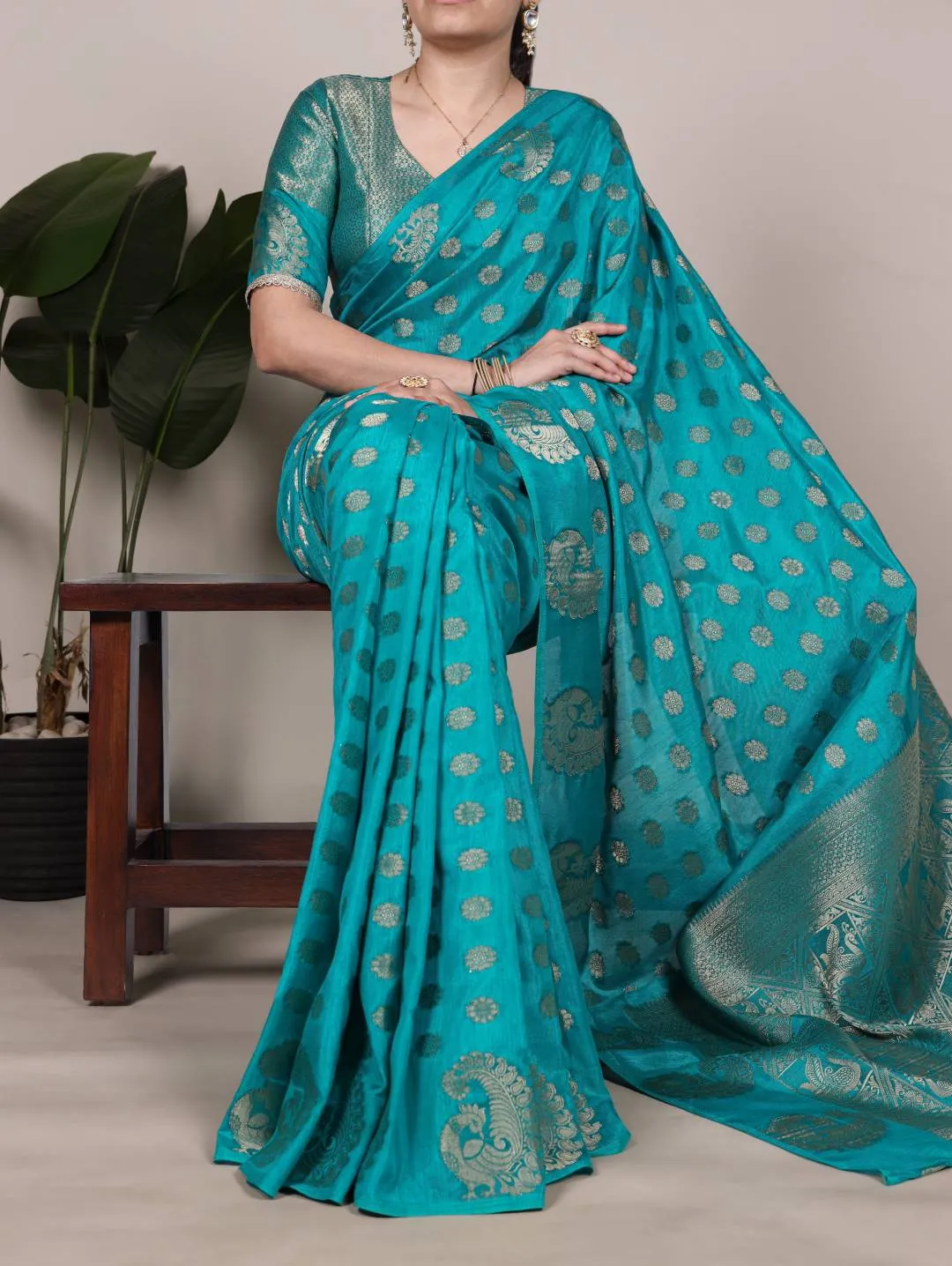 WMN 7904 Roop Silk Zari Weaving Work Festive Saree Wholesale