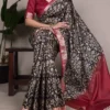 WMN 7055 Tasar Silk Printed Festival Saree Wholesale