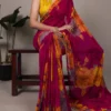 WMN 7032 Weightless Marbal Printed Daily Wear Saree Wholesale
