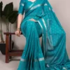 WMN 7912 Crepe Weaving Work Saree Wholesale