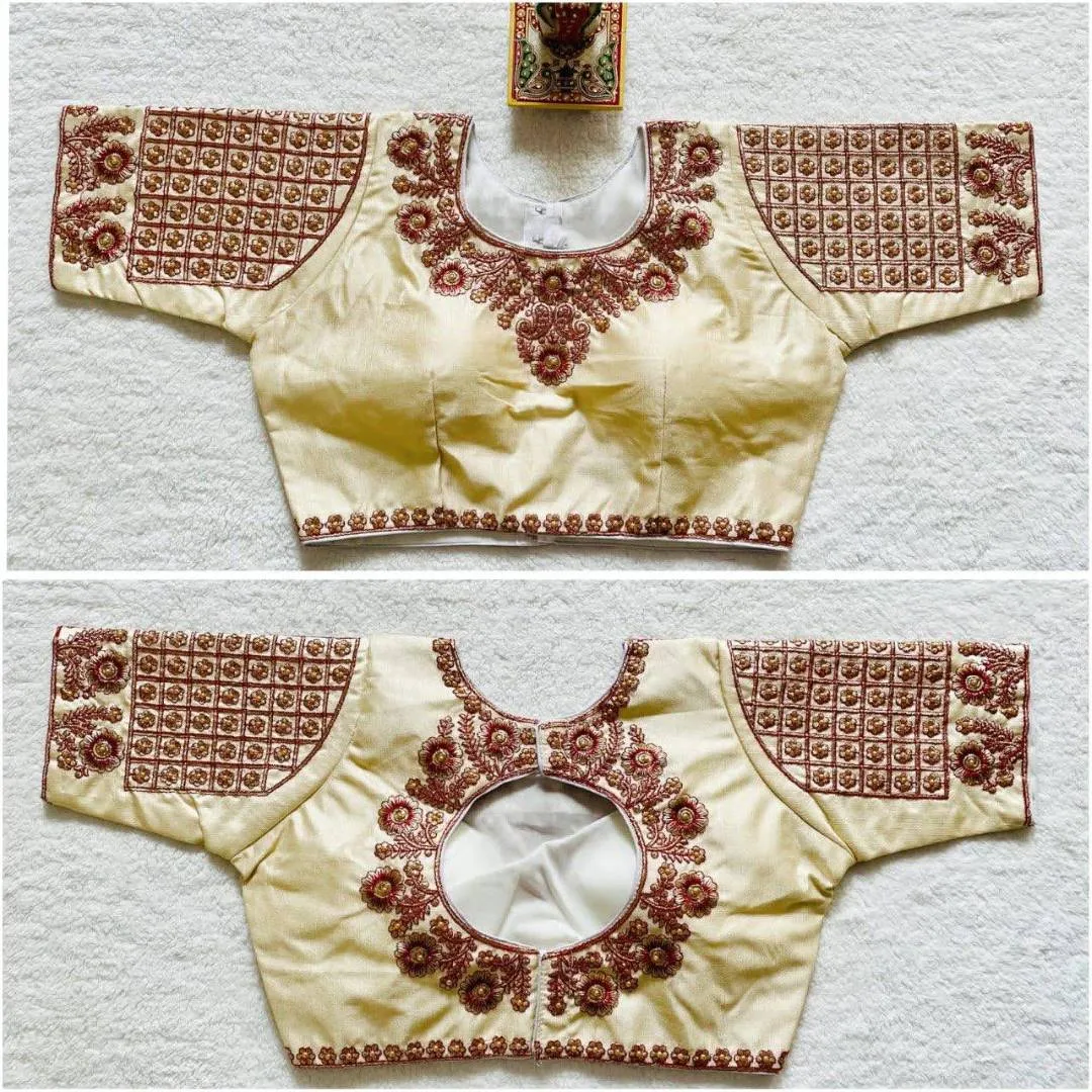 Mrunal 278 Milan Silk Festival Readymade Blouse