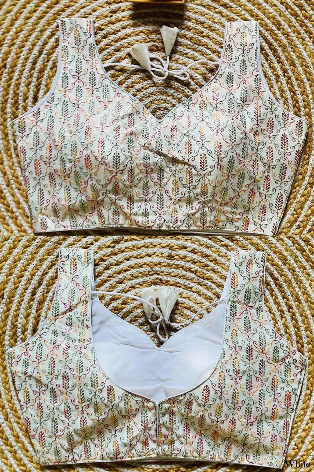 Mrunal 301 Kashmiri Tread Work Readymade Blouse