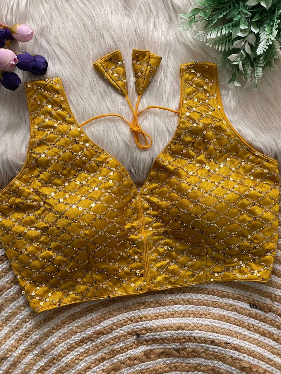 Mrunal 2004 Chandrika Italian Silk Wedding Embroidery Readymade Blouse