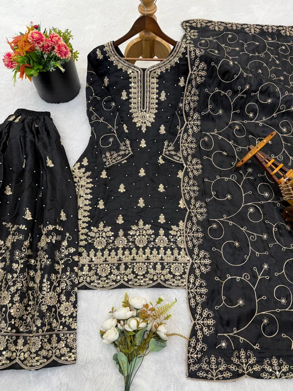 Stylish Sabina 5319 Gmy Silk Embroidery Party Wear Sharara Suit Wholesale 2026