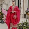 Sabina 5327 Crunchy Silk Embroidery Wedding Pakistani Suit Wholesale