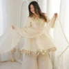 Sabina 5339 Tebby Organza Silk Mirror Work Sharara Suit Wholesale