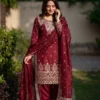 Sabina 1700 Gmy Silk Embroidery Festival Sharara Suit Wholesale