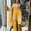 Sabina 1705 Fendy Silk Embrodery Festival Sharara Suit Wholesale
