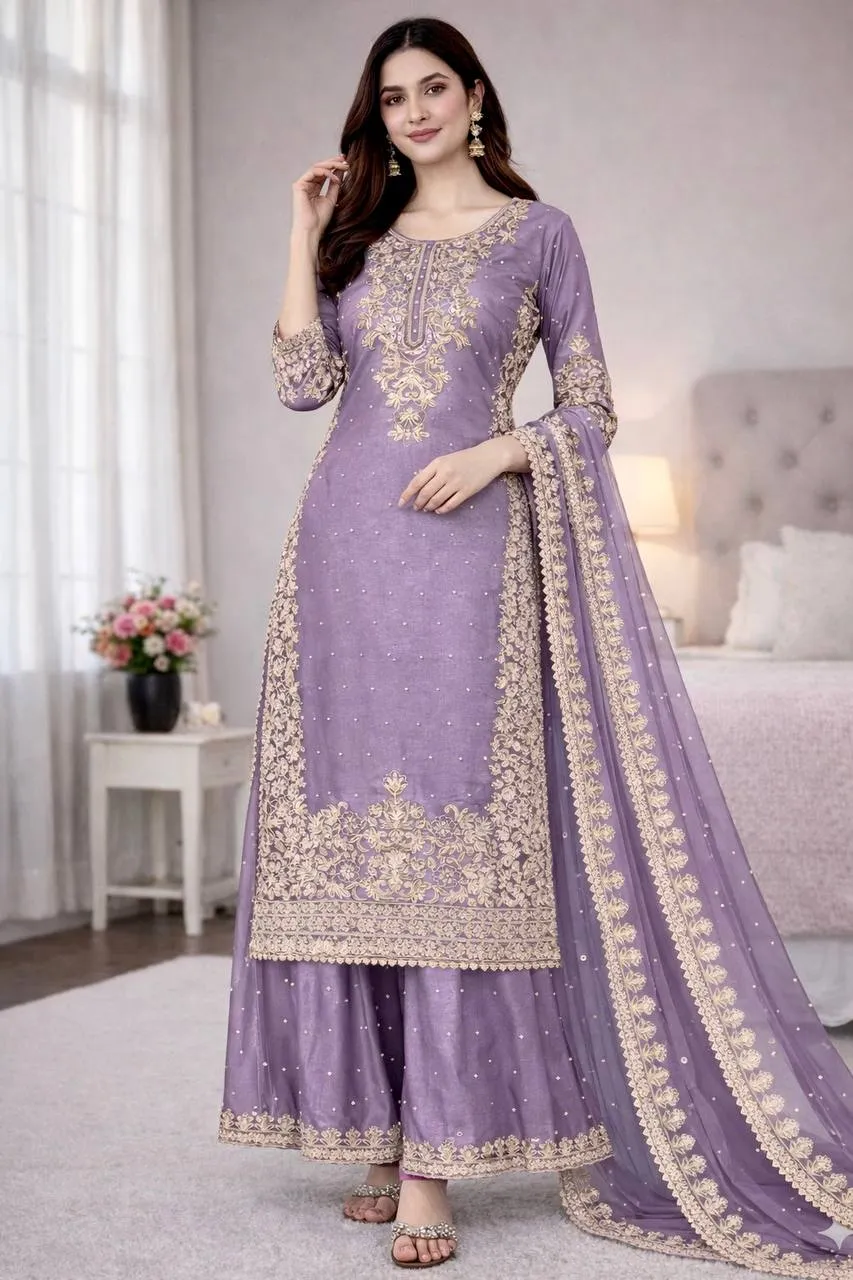 Sabina 535 Gmy Silk Embroidery Festival Salwar Suit Wholesale