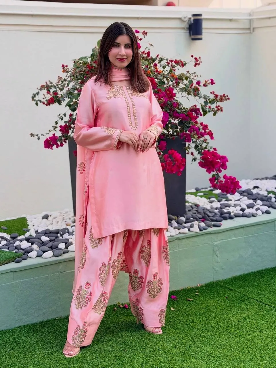 Sabina 538 Creap Silk Embroidery Work Festival Salwar Suit Wholesale