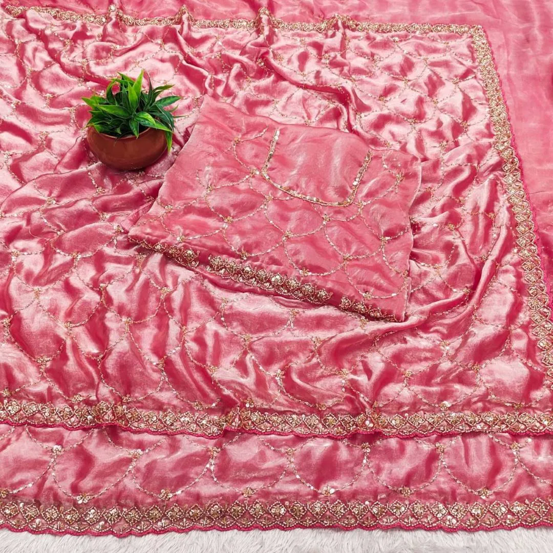RC1 Avni Space Silk Original Trending Hand Work Saree Wholesale