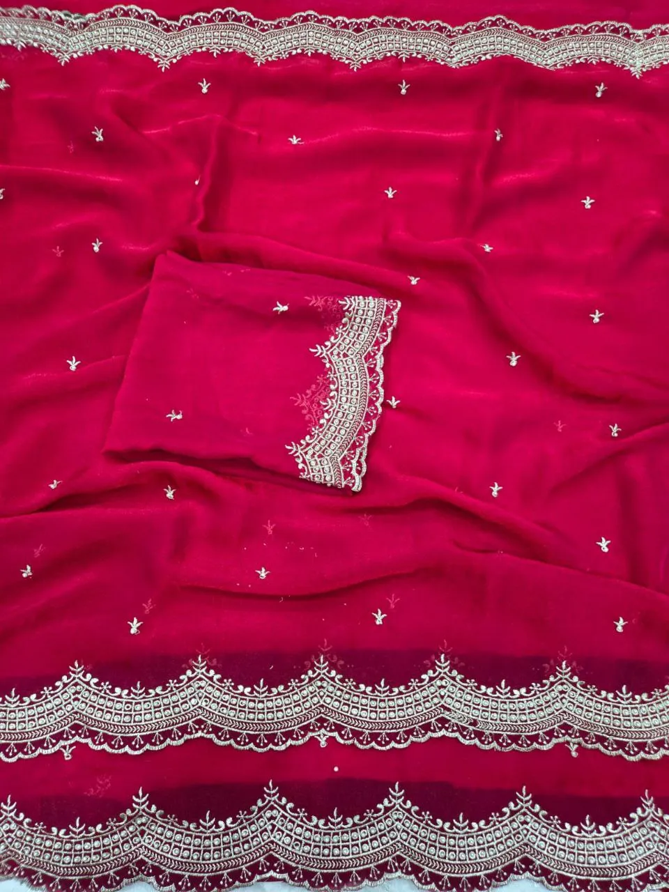 Beautiful RC1 Nc Moss Sattin Emrodairy Festival Saree Wholesale 2026