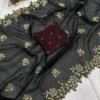 RC1 Candy Crush Silk Moti Work Party Wear Saree Wholesale Suart