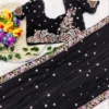 RC1 Fox Blooming Trending Designer Embroidery Work Saree Wholesale Surat