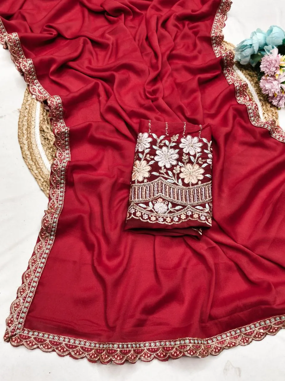 RC1 Trending Embroidery Work Festival Hand Work Wholesale