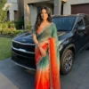 RC1 Keri Pedding Embroidery Work Party Wear Saree Wholesale Surat
